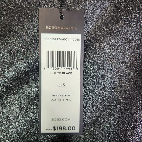 New BCBG Maxazria Liquid turtleneck asymmetric dress - Picture 8 of 10